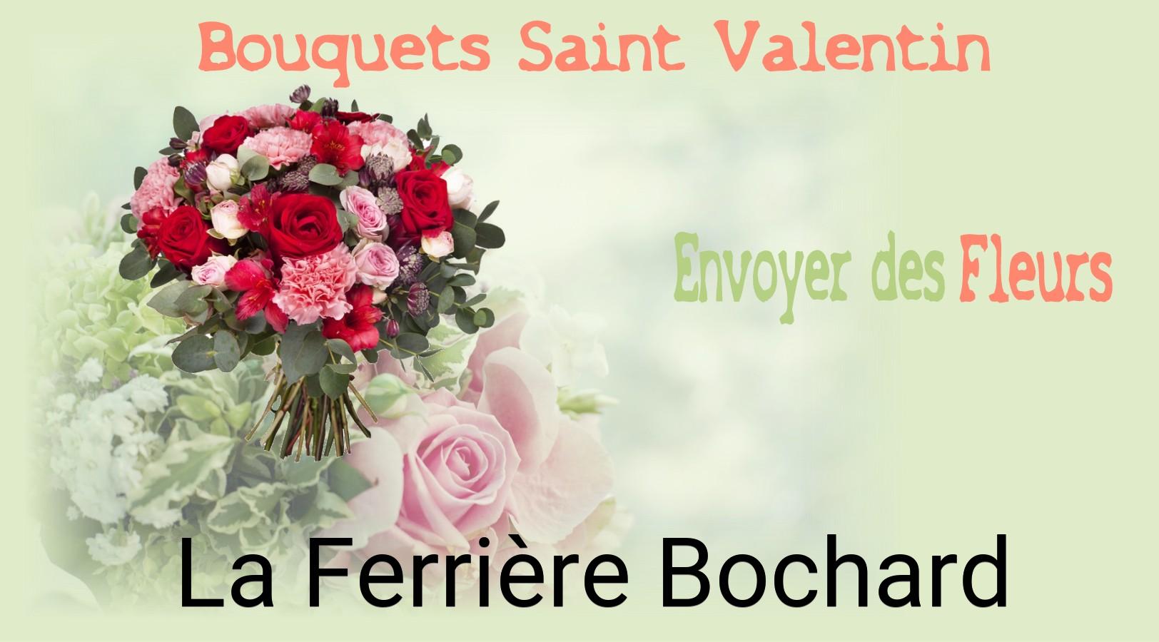 Roses de Saint-Valentin livrées à La Ferrière-Bochard